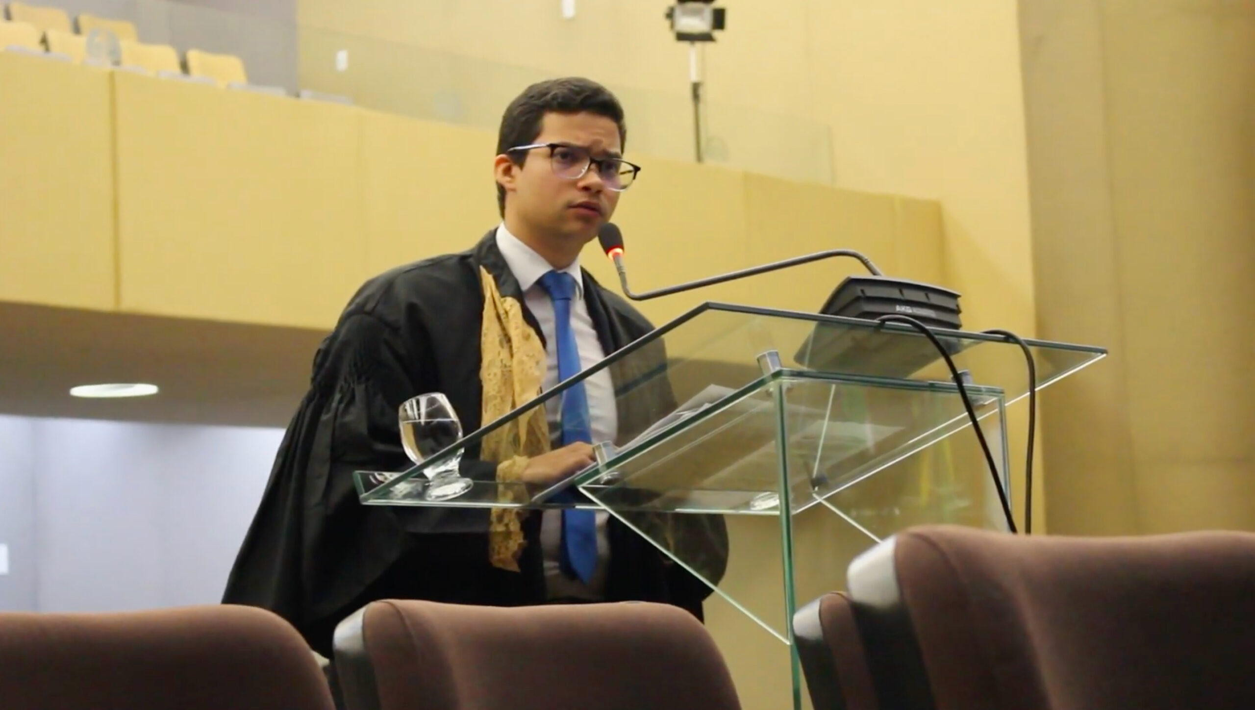 Ronald Pinheiro durante sustentação oral